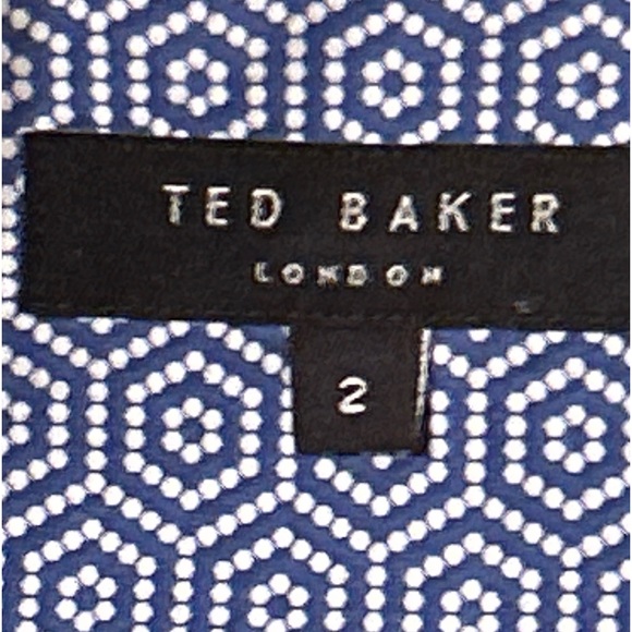 TED BAKER London linen shirt Small retails $185 - Picture 5 of 10